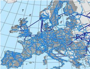 Le réseau de transport électrique en Europe